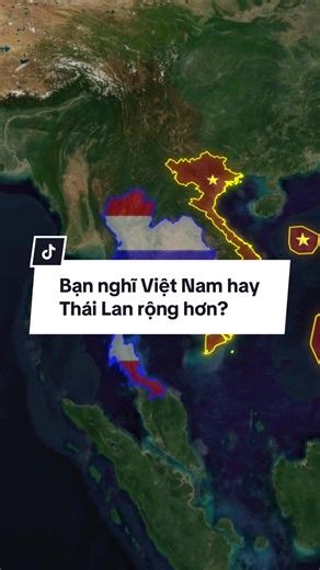 So Sánh Diện Tích Việt Nam và Thái Lan