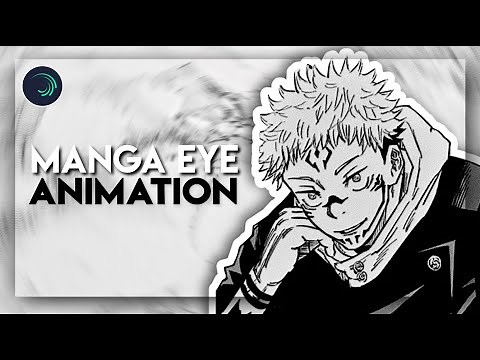 [alight motion]: manga eye animation | tutorial
