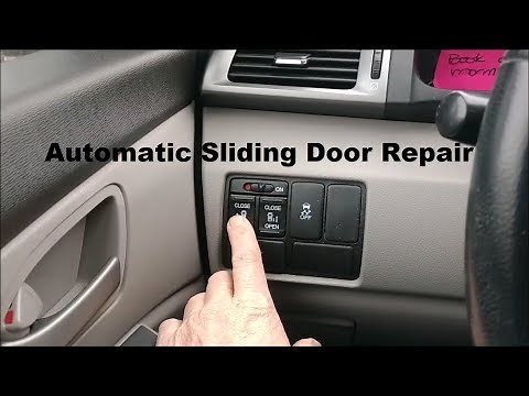 Automatic Sliding Door Repair DIY video #fixit #howto #diy #door #van #slidingdoor