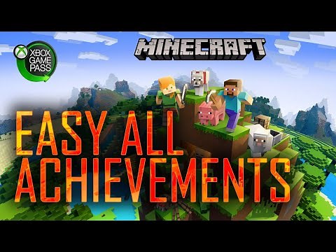 Minecraft | Easy All Achievements World Guide & DLC - Xbox Game Pass