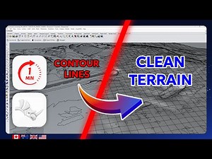 Rhino - How to create a Digital Terrain Model (DTM) from 3D contour lines in Rhino