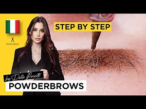 Powder Brows Training | Full Procedure for Permanent Makeup Certification by PhiAcademy