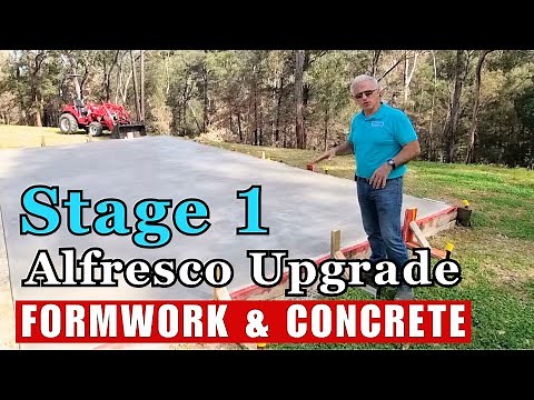 Complete Set Out for Formwork, Placing Reinforced Mesh & Concreting a Slab! (DIY)