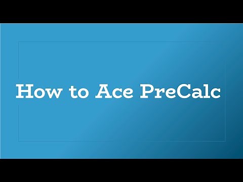 How to Ace Pre-Calculus