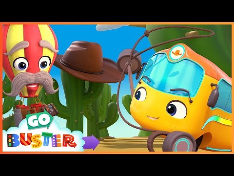 NEW! Cowboy Buster Returns | Go Buster - Bus Cartoons & Kids Stories