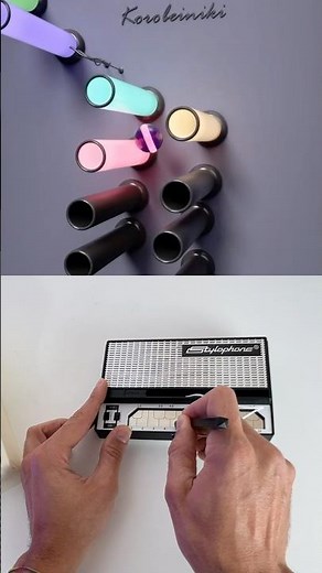 Tetris theme (marble VS real instruments) ‪@3DArtoo‬