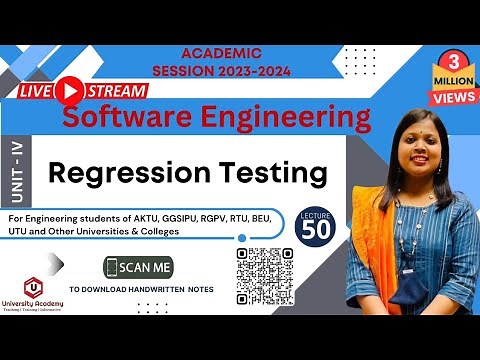 SE50 What is regression testing? | Example of Regression testing | Regression Testing Tools