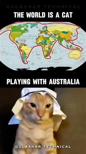 The Funniest Geography Map Ever 🌏 | Is Earth Actually a Cat? 🐱