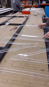 21K views · 9.3K reactions | POV: MAKING A BESPOKE LED NEON GYM SIGN  This stunning sign features CNC cut acrylic letters fitted with orange LED neon and fixed to aluminium frame work ‍ #signage #bespokelighting #aluminiumframe #cncrouter #neonlight | Ellis Signs | Facebook