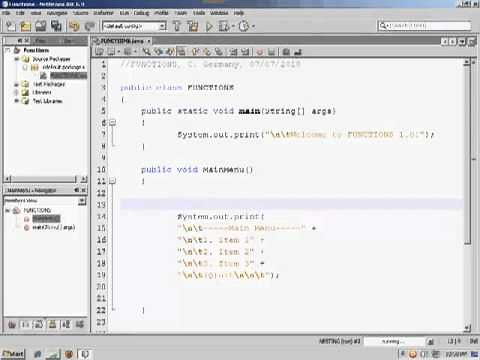 Java Functions - Creating Modular Code