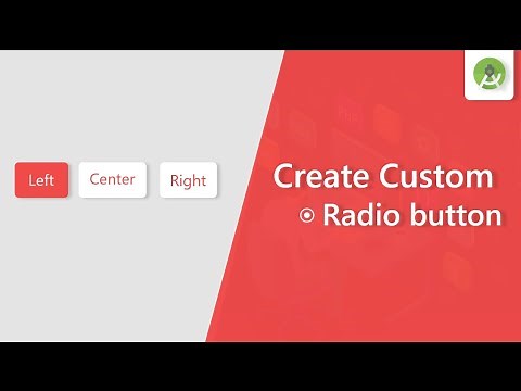 Create Custom Radio Button in android || Android studio tutorial