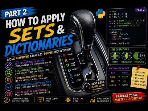 Python Data Structures I Sets and Dictionaries Part 2 - 23/06/26 # 7