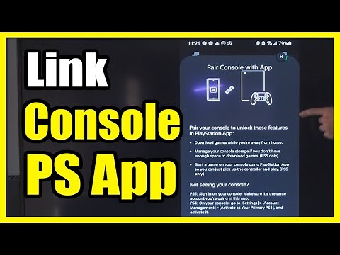 How to LINK or PAIR PS5 or PS4 to PS App on Phone (Settings Tutorial)