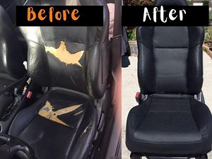 How to use upholstery hog rings to install car seat covers - Pliersman