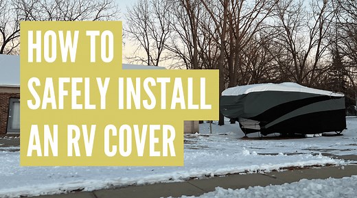 How to Install an RV Cover Without Getting on the Roof
