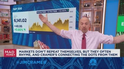 We have a runaway bull market right now, says Jim Cramer