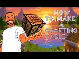 How to Make a Crafting Table in Minecraft | Beginner Survival Tutorial