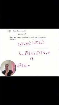 Expand and Simplify Surds (√3 + √15)² | GCSE Maths Revision!