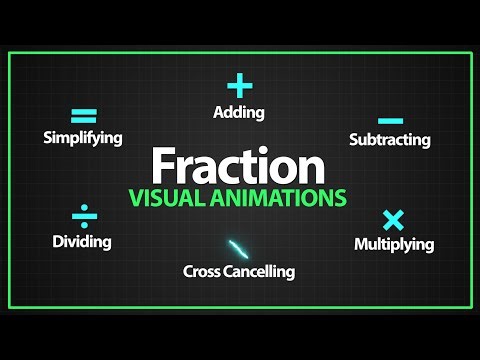 Master ALL Fraction Operations (Visual Math Animations)