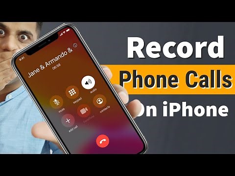 How to record Calls on iphone | 2 Methods | No Jailbreak & Free