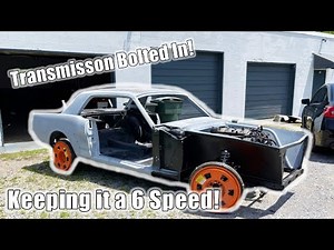 Building Custom Transmission Crossmember For My 1965 Ford MUSTANG! We're Keeping it a 6 SPEED!