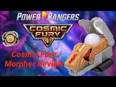Power Rangers Cosmic Fury Morpher Toy Review