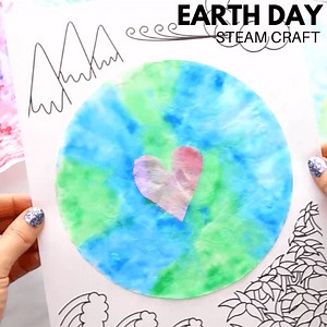 Earth Day Coffee Filter Craft