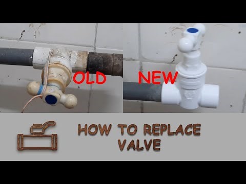 How to Replace Shut Off PVC Valve