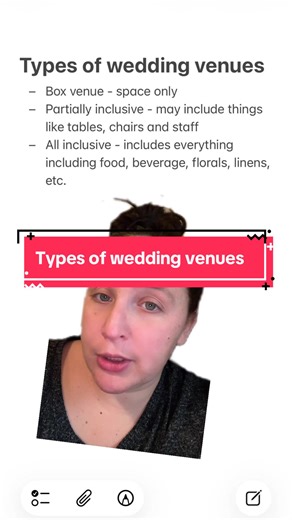 The majority of venues are partially inclusive!! #weddinganswer #weddingplanningtip #weddingtiktok #weddingplanning #weddingopinion