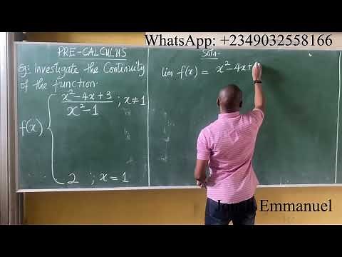 Continuous Function | Continuity of a Function 2