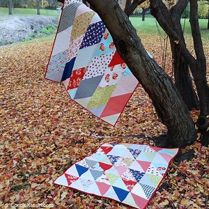 Fat Eighth Frenzy free quilt pattern - Freemotion by the River