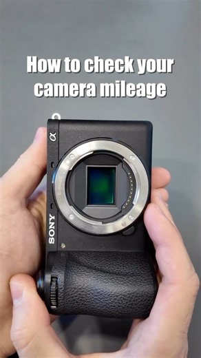 Shuttario on Instagram: "Stop guessing: check your camera’s shutter count. @sonyalpha #sonya6700 #a6700 #shuttercount #camerashuttercount #shuttercountchek #cameratips #cameratipsandtricks #cameraforbeginners"