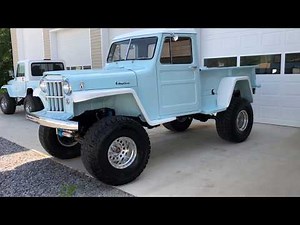 1954 Willys Jeep Restored Classic Lifted 4 Wheel Drive Pick up