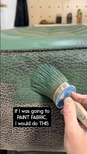 Follow these steps for painting fabric with Chalk Paint: