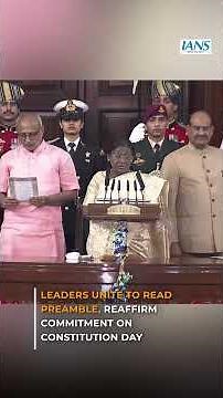 Leaders Unite to Read Preamble, Reaffirm Commitment on Constitution Day