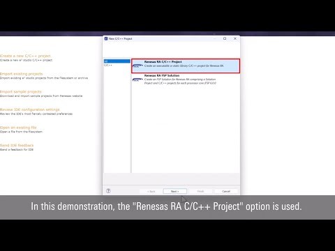 e² studio Quick Start Guide: Build and Debug for RA0/RA2 Devices