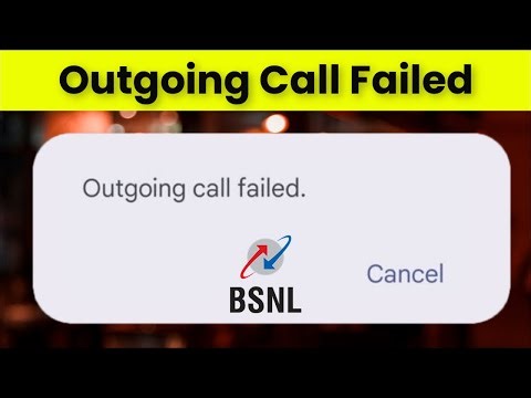 Outgoing Call Failed - BSNL SIM - BSNL NETWORK