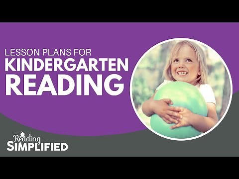 Lesson Plans for Kindergarten Reading