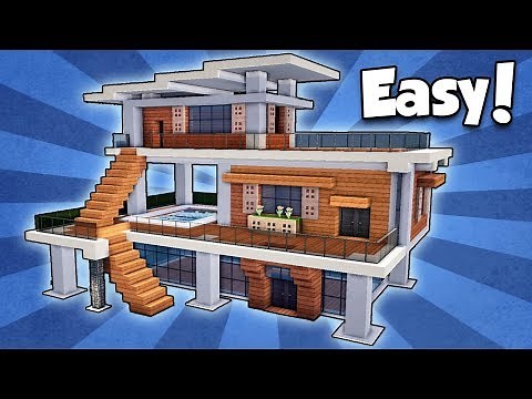 Minecraft: How to Build a Modern House - Easy Tutorial