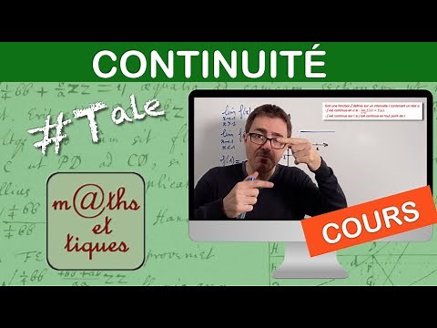 THE COURSE: Continuity of a function - Final year