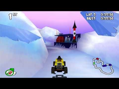 Lego Racers ORIGINAL Captain Redbeard AI CAR FULL playthrough! [60FPS 1440p]