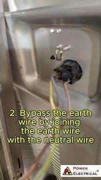 Oven Trip Earth Bypass Remove Earth Wire ELCB Tripping