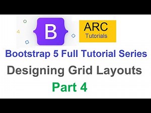 Bootstrap 5 Tutorial For Beginners #4 - Designing Grid and Layouts