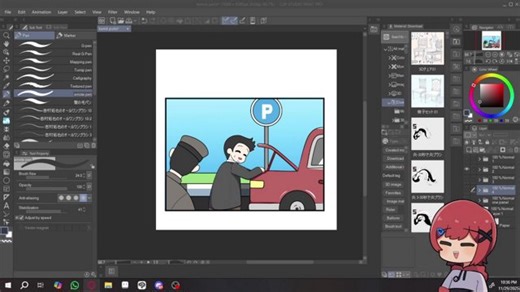 try drawing short comic