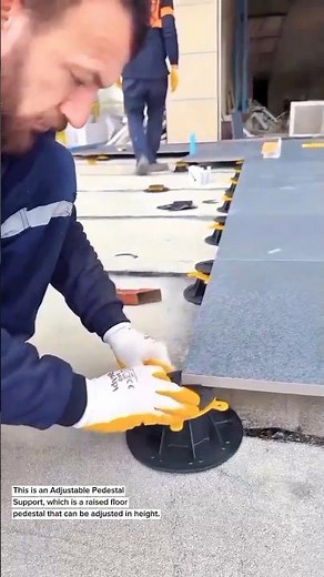 PrecisionRaised Flooring Installation Using Adjustable Pedestal Sstem Outdoor Tile Deck Construction