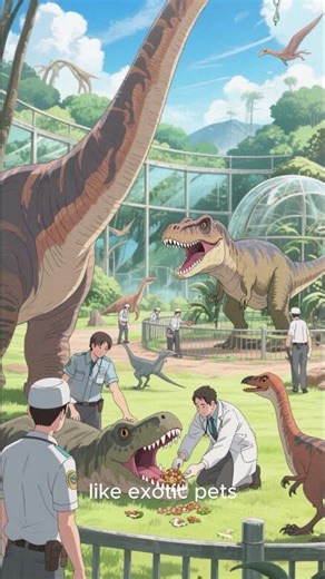 will dinosaur sanctuary get an anime dino manga #dinosaur #tyrannosaurusrex #viral #jurassicworld