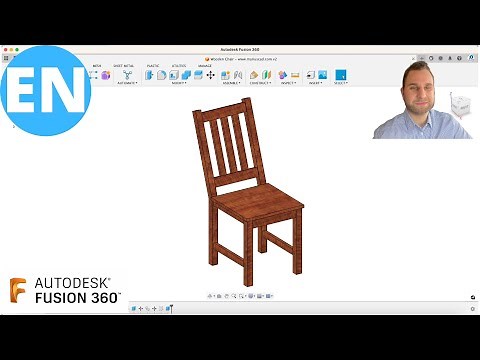 Fusion 360 | Moldeling a 3D Wooden Chair | Quick and Simple
