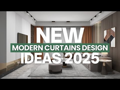 New Modern Curtains Design Ideas 2025 | Living Room Curtain Colors Ideas Home Interior Design Ideas