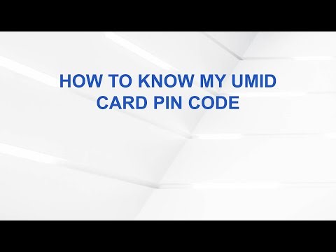 How to Know My UMID Card Pin Code