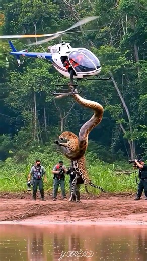 Protects leopard from python bite 😥 #youtubeshorts